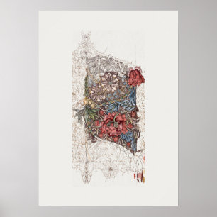 POSTER de ART: WILLIAM MORRIS : FLOR DE PAREDE: 18
