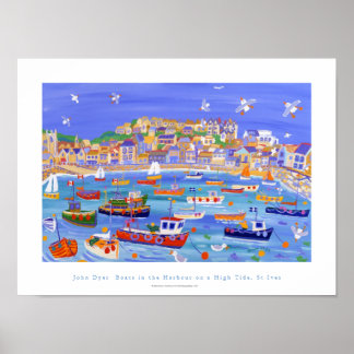Poster de Arte: Barcos no Porto, Ruas Ives, Cornua