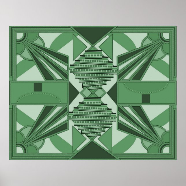 Poster de arte colorida (Frente)