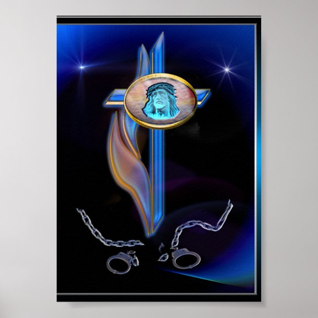Poster de arte cristã (Frente)