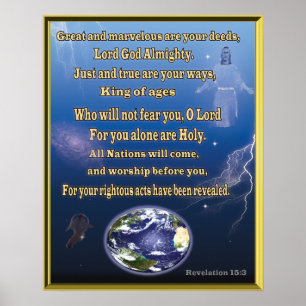 Poster de arte cristã