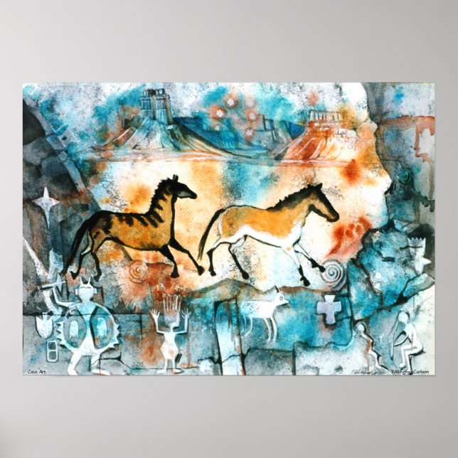 Poster de Arte da Caverna PMACarlson (Frente)