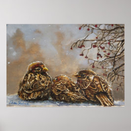 Poster de Arte de Aves "Companhia de Manutenção"