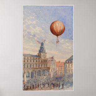 POSTER DE ARTE DE BALÃO DE AR QUENTE