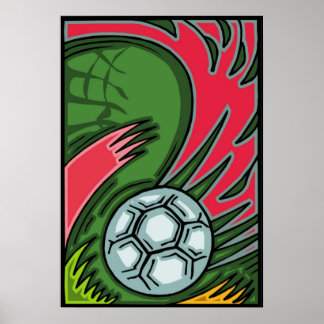 Poster de Arte de Futebol