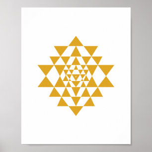 Poster de Arte de Geometria Sagrada do Sri Lanka A