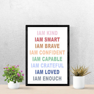 Poster de Arte de Letra de Script