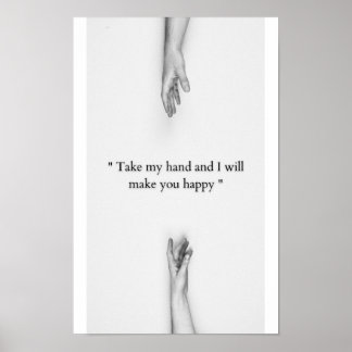 Poster de Arte de Linha Minimalista Para Sempre Ju
