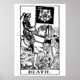Poster de Arte de Muro de Cartão de Tarte de Mort