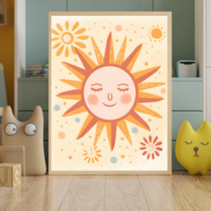 Poster de Arte de Muro de Sun