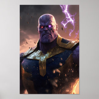Poster de Arte do fã Thanos - Marvel Thanos Poster
