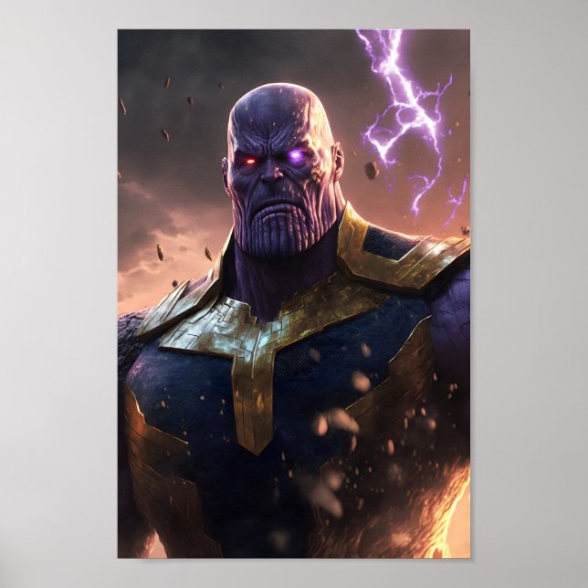 Poster de Arte do fã Thanos - Marvel Thanos Poster (Frente)