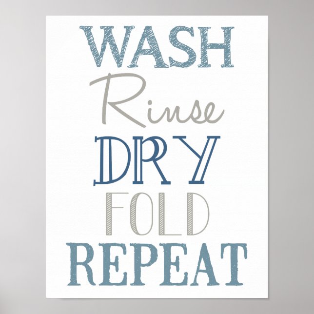 Poster de Arte do Metrô da Sala de Lavagem (Frente)