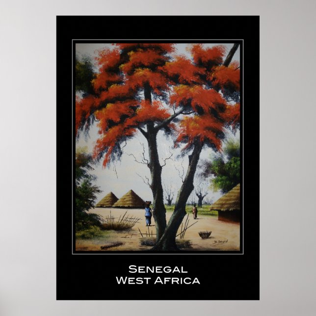 Poster de Arte do Senegal (Frente)