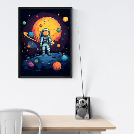 Poster de Arte do Space Explorer