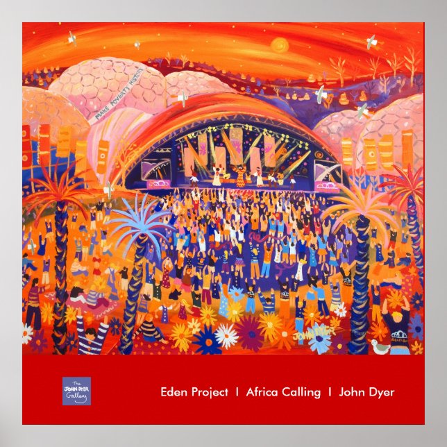 Poster de Arte: Eden Project LIVE 8, de John Dyer (Frente)