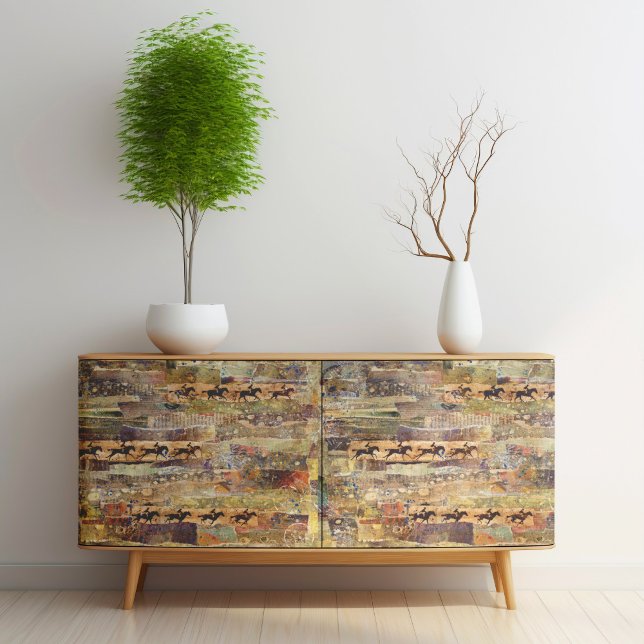 Poster de Arte Equina ou Papel de Decoupage (Example in use, the poster could look different on your furniture)