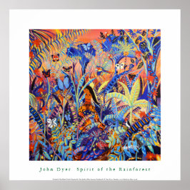 Poster de Arte: Espírito da Floresta Amazônica