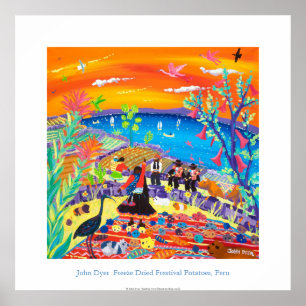 Poster de Arte: Festival Batatas Isla Taquile