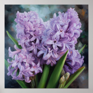 Poster de Arte Flor de lavanda Hyacinne