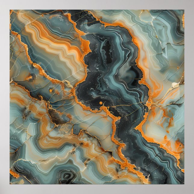 Poster de Arte Geode (Frente)
