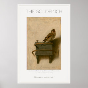Poster de Arte Grande Goldfinch 24x36