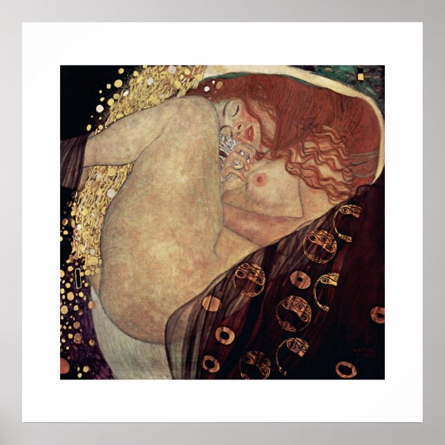 POSTER de ARTE: GUSTAV KLIMT : DANAE 1907-08 (Frente)