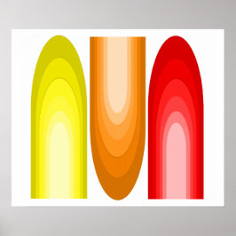 Poster de Arte Inspirada Moderna do Século médio