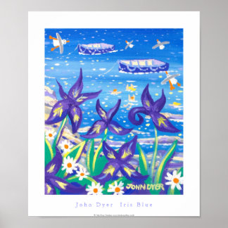 Poster de Arte: Iris Blue