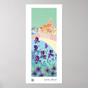 Poster de Arte: Íris Roxo, Antibes, Côte d'Azur
