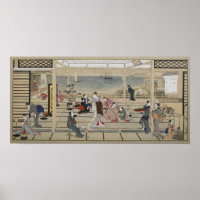 Poster de Arte Japonesa de Utamaro