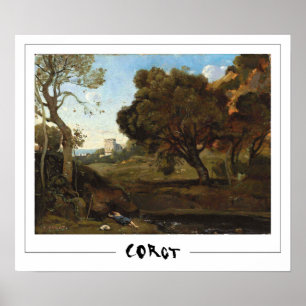 Poster de Arte Jean-Baptiste-Camille Corot Zedign 