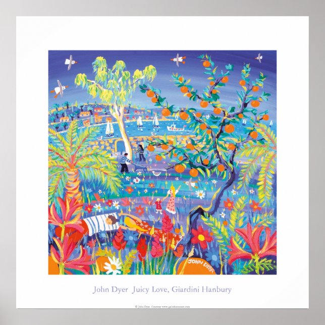 Poster de Arte: Juicy Love, Giardini Hanbury Itáli (Frente)