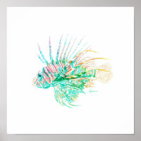 Poster de Arte Lionfish