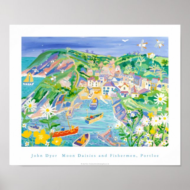 Poster de Arte: Margarida e Pescadores, Portloe (Frente)