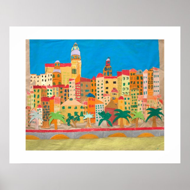 Poster de Arte: Menton (Frente)