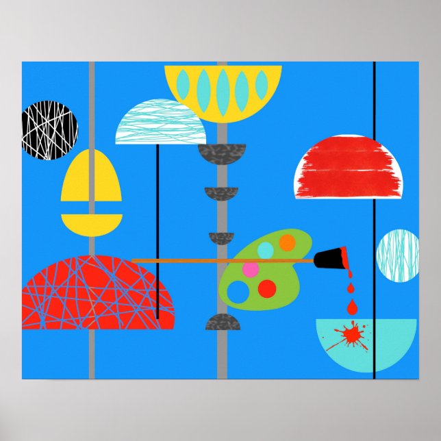 Poster de Arte Moderna Minimalista (Frente)