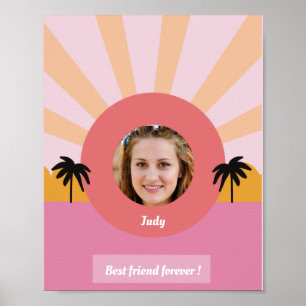 poster de arte moderno de foto personalizada do me