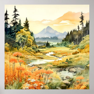 Poster de Arte na Paisagem do Colorado