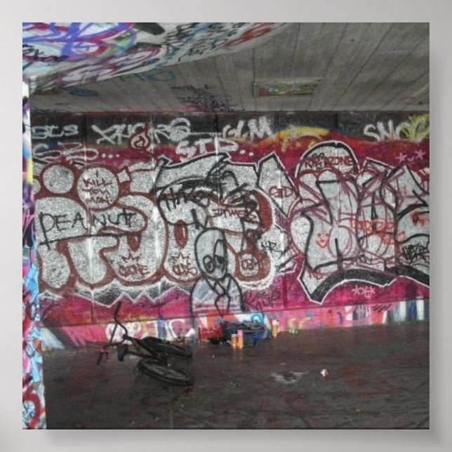 Poster de Arte na Rua South Banksy (Frente)