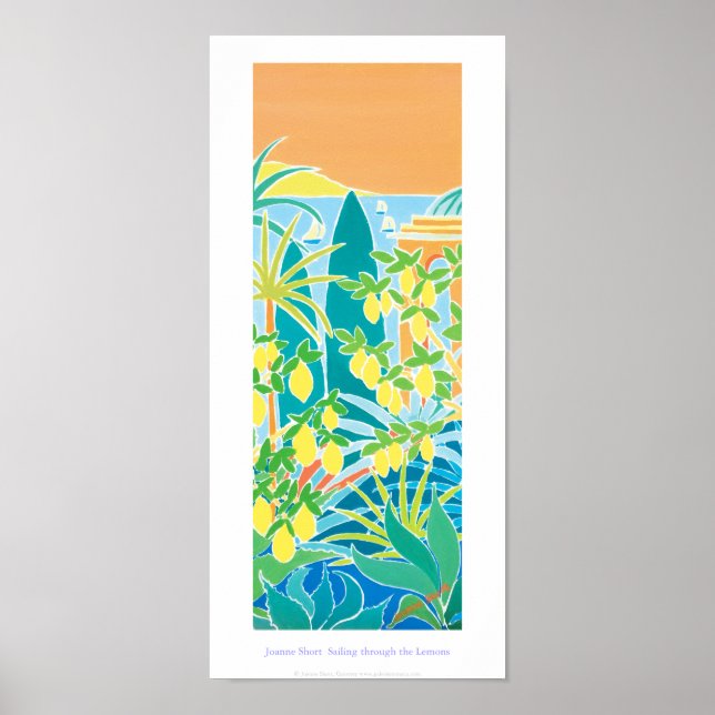Poster de Arte: Navegando pelos limões (Frente)