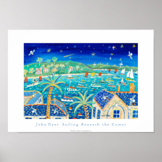 Poster de Arte: Navegando por baixo do Cometa