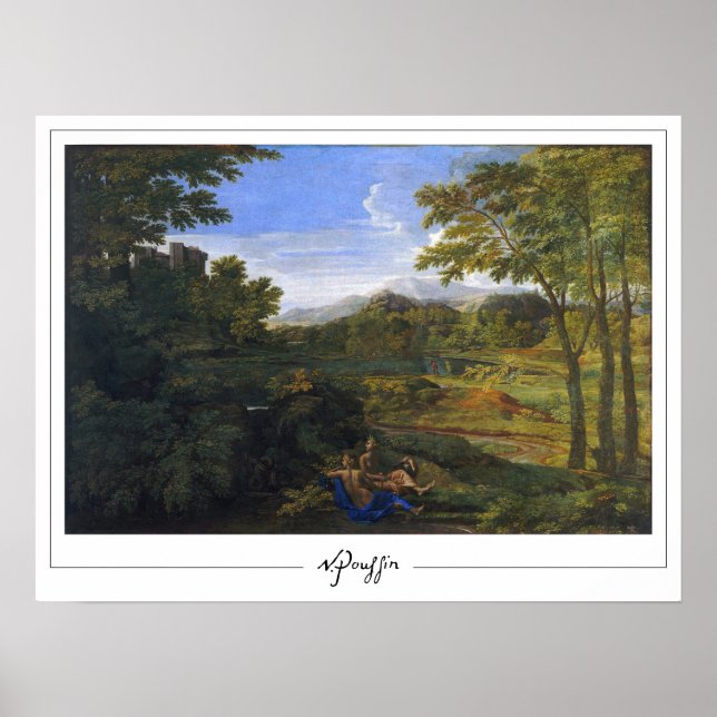 Poster de Arte Nicolas Poussin Zedign #229 (Frente)