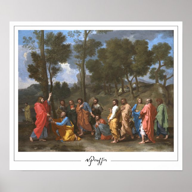 Poster de Arte Nicolas Poussin Zedign #238 (Frente)