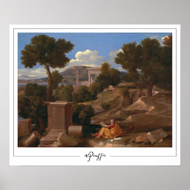 Poster de Arte Nicolas Poussin Zedign #250 (Frente)