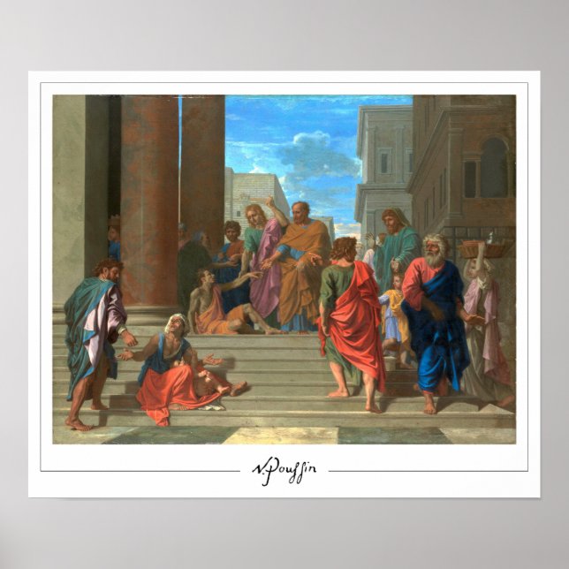 Poster de Arte Nicolas Poussin Zedign #50 (Frente)
