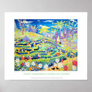 Poster de Arte: O Maze em Glendurgan por John Dyer