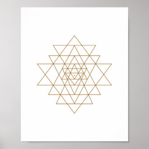 Poster de Arte por Muro de Geometria Sagrada no Sr