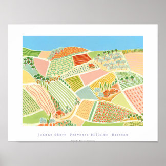 Poster de Arte: Provence Hillside, Rasteau, França
