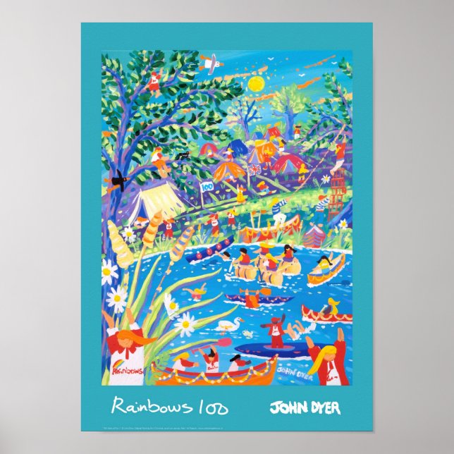 Poster de Arte: Rainbows 100 Anos de Diversão! (Frente)